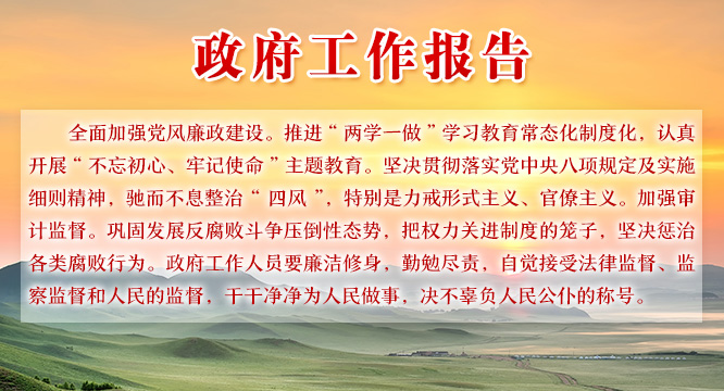政府工作报告