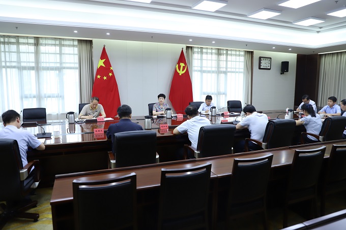 曲孝丽以普通党员身份参加所在研究室党支部党史学习教育专题组织生活会